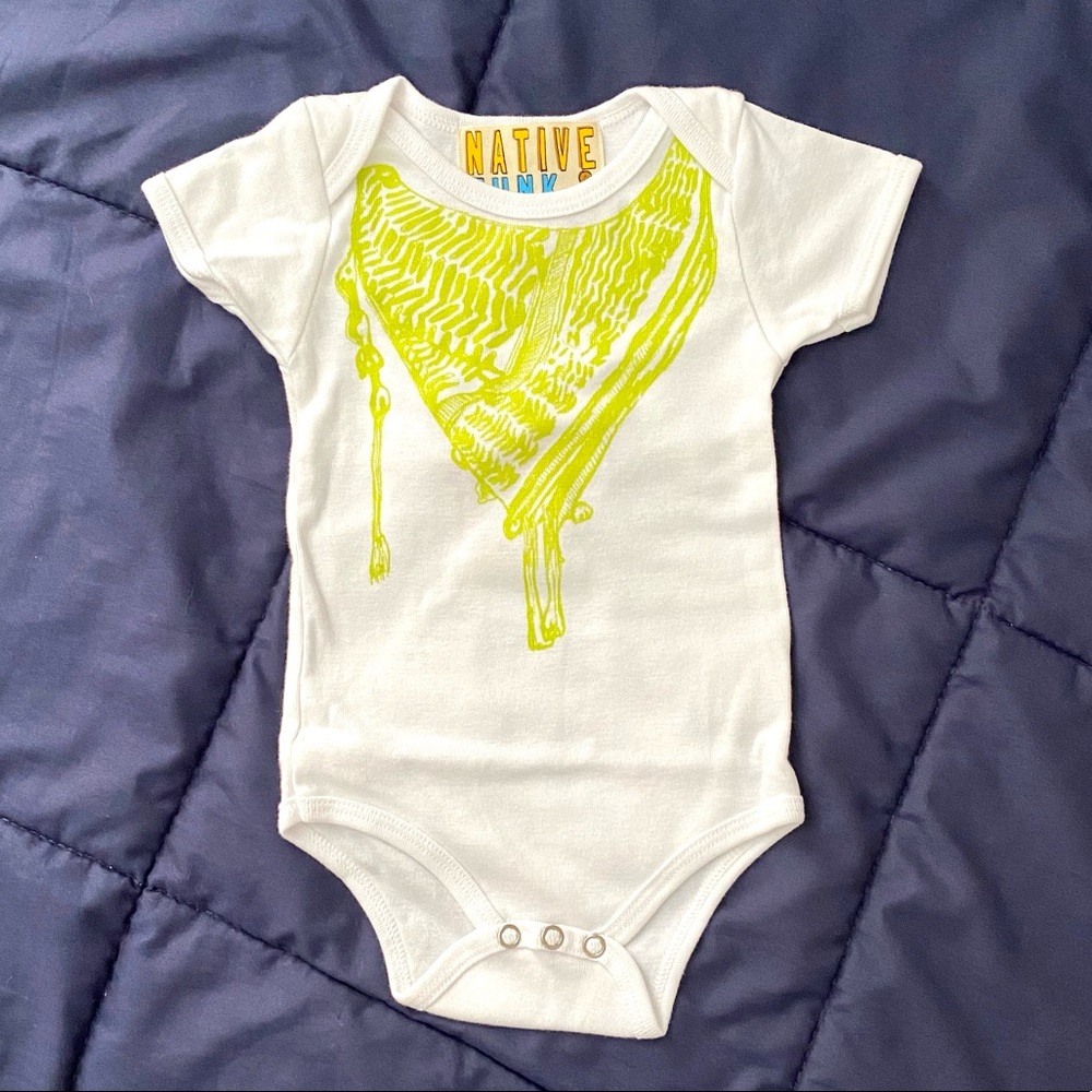 Native Funk & Flash baby onsie